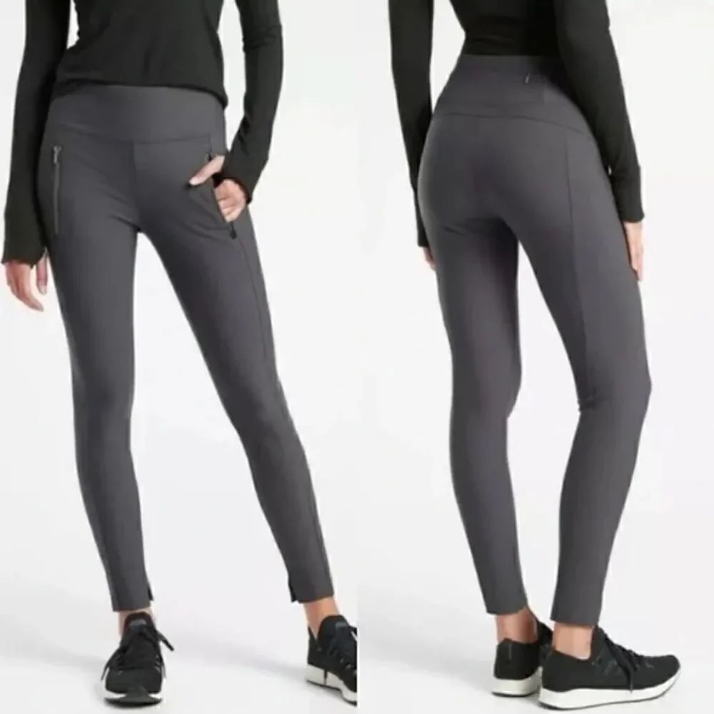 Athleta Stellar Tight Leggings Anthracite Gray